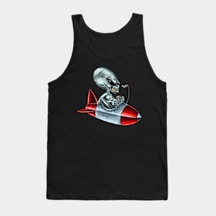 Alien Rocket Blaster Tank Top